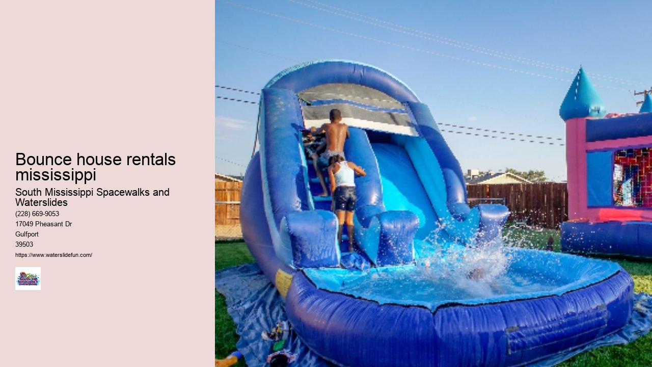 bounce house rentals mississippi