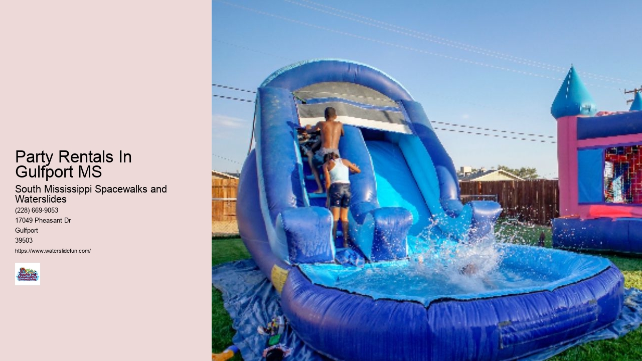 Party Rentals In Gulfport MS